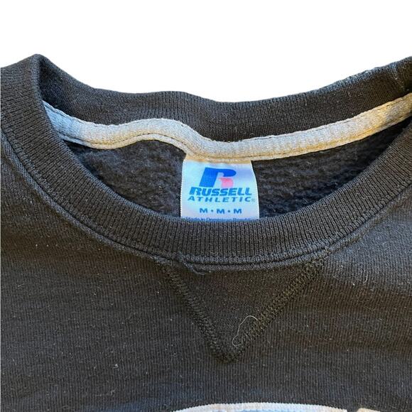 90s University Missouri Black & Yellow pullover sweatshirt size medium UNISEX - Picture 6 of 6